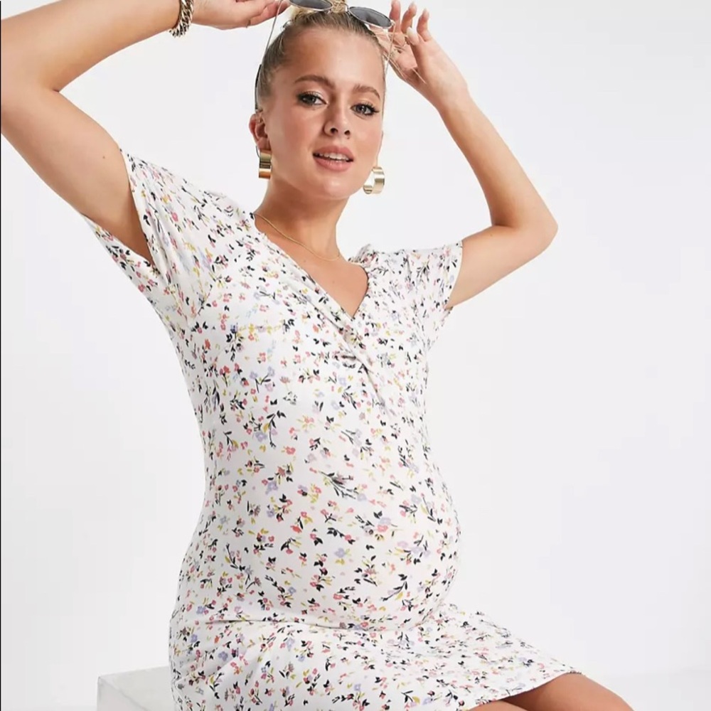 ASOS maternity floral dress